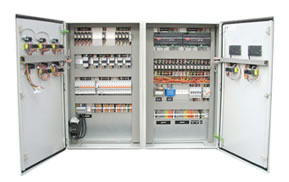 Johns Electric Programmable Logic Control Automation Electrical Panel